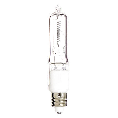 Satco S3485 1/Card 120V 100-Watt T4 E11 Base Light Bulb, Clear
