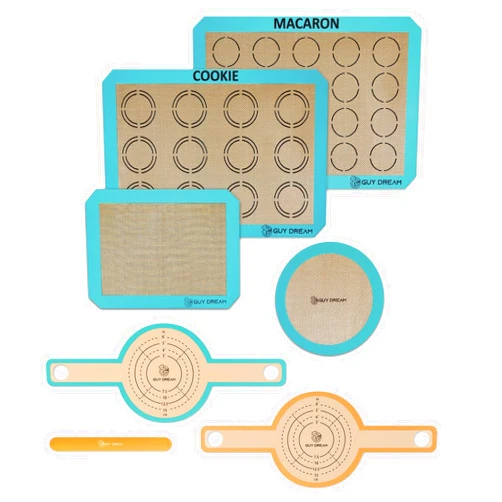 GUY.DRE.MAT GUYDREMAT Bread Sling, Silicone Baking Mats Set of 4