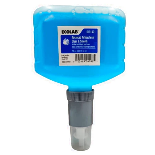 Ecolab Advanced Antibacterial Clean & Smooth Liquid Hand Soap - 750 ML