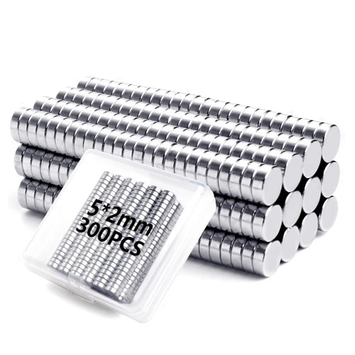 VNDUEEY 300Pcs Refrigerator Magnets Small Magnets Push Pins Fridge Tiny Magnets, Office Whiteboard Magnets Mini Magnets