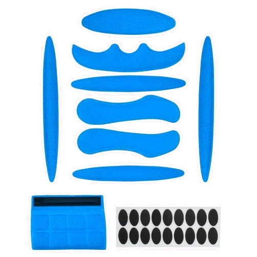 JHFGJGH 1 Set Cycle Helmet Pads, Padding Kit, Universal Foam Pads for Motorcycle Bike Cycling Helmet (Blue)