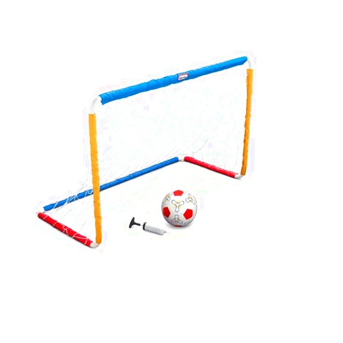 Little Tikes Easy Score Soccer Set Game Outdoor Toys for Backyard Fun Summer Play - Goal with Net, Ball, and Pump Included - Lawn Activities for Kids, Toddlers, Boys Girls Ages 2+