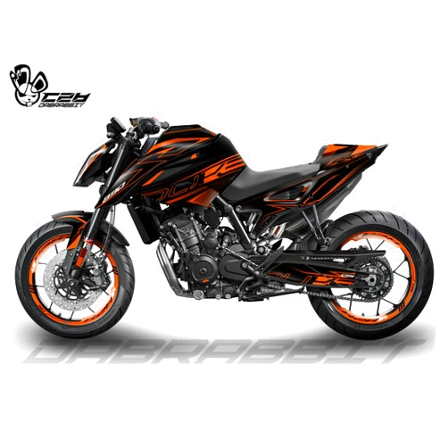 Dabrabbit New Graphic kit for ktm 790 890 duke Graphic Decal Kit (SHR-BO) (890 DUKE - [GLOSSY])
