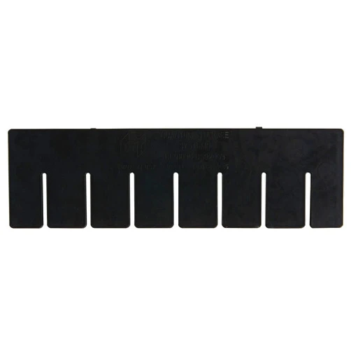 QUANTUM STORAGE SYSTEMS Divider, Black, Copolymer Polypropylene, 16-1/2