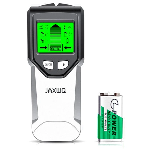 JAXWQ Stud Finder Wall Scanner, 5 in 1 Stud Detector with Smart Microprocessor Chip and LCD Display, Stud Sensor Beam Finders for Center and Edge of Wood AC Wire Joist Metal Pipe, Tool Gifts for Men Women