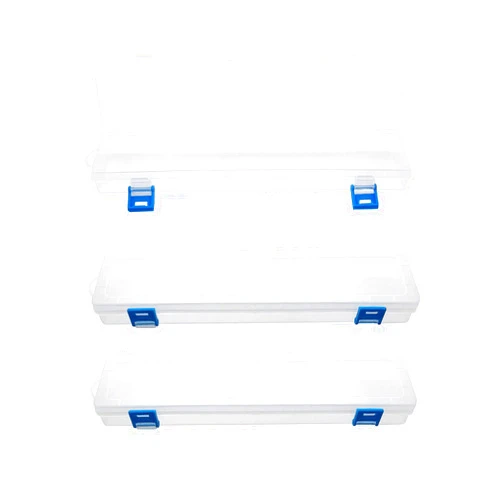 HanyHere 3PCS Brushes Storage Box Paint Brush Drawing Pen Container with Buckle Design