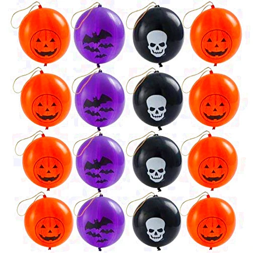 Amscan Creepy Halloween Ghoulish Punch Balloon Party Supplies | 32 Count (2 Mega Value Packs) | Great as Trick-or-Treat and Horror House Decoration