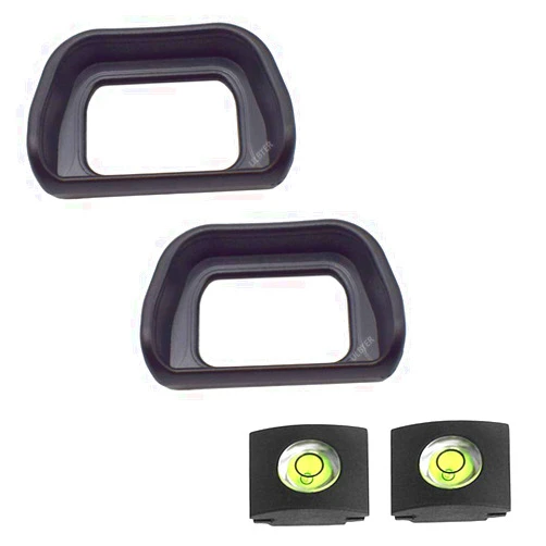 ULBTER Eyepiece Eyecup Viewfinder Eye Cup for Sony Alpha A6100 A6300 A6000 NEX-6 NEX-7 Digital Camera for viewfinder FDA-EV2S (2-Pack),ULBTER FDA-EP10 Eyepiece Eye Cup with Hot Shoe Cover