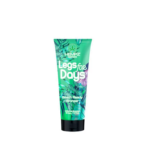 HEMPZ Tanning Lotion - Legs for Days Beach Ready Bronzer - Moisturizing Self-Tanning Lotion for Tanning Beds, Beach, Sun - 6 Fluid ounces