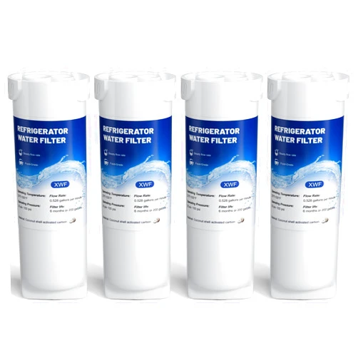 YPMQY XWF Water Filter Replacement Compatible with GE XWF Water Filter,（Not XWFE), fit for WR17X30702 GBE21,Pack of 4,By YPMQY