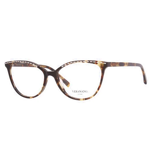 Vera Wang Lilah TO Eyeglasses Women's Tortoise Full Rim Optical Frame 53mm