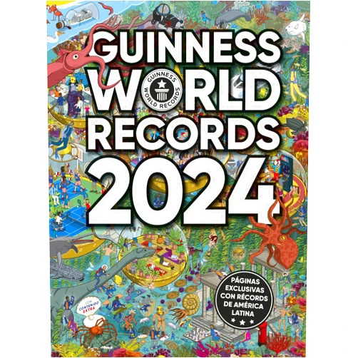 Varios Autores Guinness World Records 2024: con récords de América Latina (Edición Latinoamericana) (Spanish Edition)