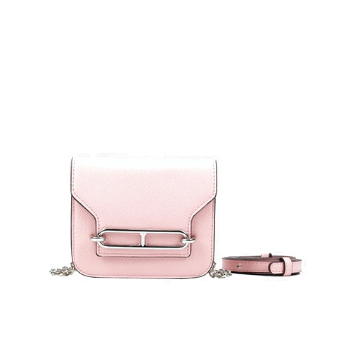 TULIYA Mini Crossbody Shoulder Purse for Women Leather Clutch Chain Strap Small Satchel Bag
