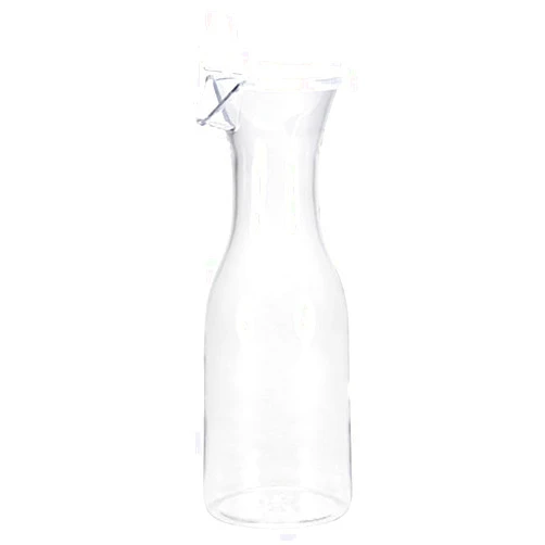 VeZee's Lillian Tablesettings 40 oz. Clear Acrylic Beverage Carafe with Lid – Perfect for Wine & Juice:1CT