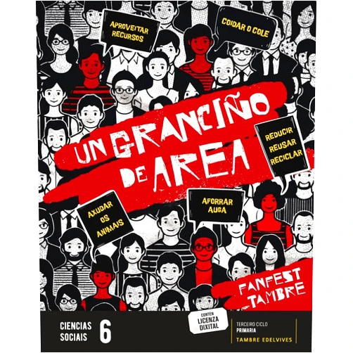 Galician Edition by Área de Proxectos Educativos de Primaria Tambre Edelvives (Author), Rinoceronte Editora (Author, Translator), Javier Argul Arias (Illustrator), Javier Carralón Escribano (Illustrator), Anna Clariana Muntada (Illustrator), Carlos Díaz Herrera (Illustrator), Luis M. Doyague (Illustrator), Carlos Fernández del Castillo (Illustrator), Mª Carmen Fuente Canalda (Illustrator), Daniel Jiménez de la Fuente (Illustrator), Alex Herrerías Silva (Illustrator), Santiago Martín-Serrano López (Illustrator), Daniel Montero Galán (Illustrator), José Luis Navarro García (Illustrator), Manuel Ortega Santos (Illustrator), Ángel Ovejero Sánchez (Illustrator), David Parcerisa i Ungé (Illustrator), Claudia Ranucci (Illustrator), José Santos González (Illustrator), José Rufes Zazo (Illustrator) & 19 more Proxecto: FanFest. Ciencias Sociais 6