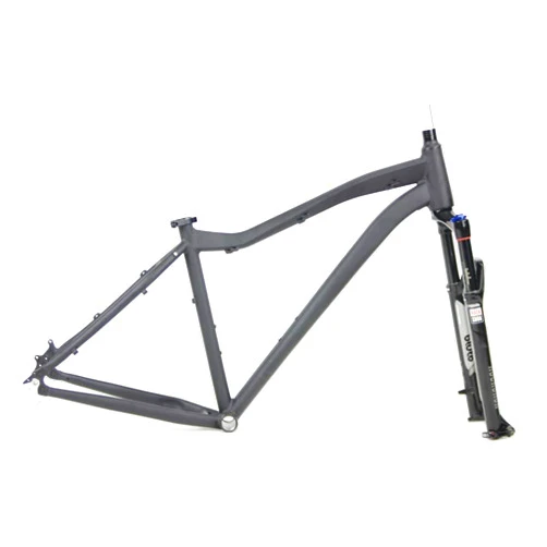 Motobecane Fat Bike Boris FS Aluminum Frame Set with RS Bluto Suspension Fork - for 26 Inch Wheels