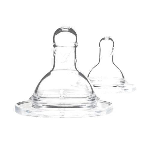 Motif Medical Slow-Flow Baby Bottle Nipples for Duo