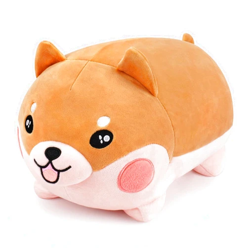Uninique 17.7'' Shiba Inu Plush Pillows-Corgi Plushie Stuffed Animals Shiba Inu Plush, Dog Plush Pillow Soft Shiba Plush Toy Dog Plushie Chirtsmas Birthday Gifts for Kids