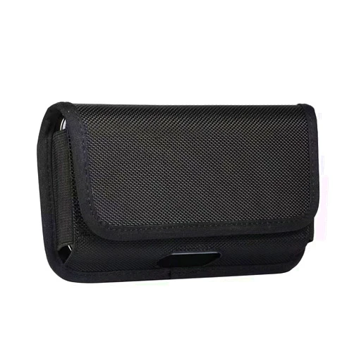 YHENCY Nylon Cell Phone Holster for Samsung Galaxy S25 Ultra S24 Ultra S25 Plus S24+ S24 FE S21 FE A15 A54 A53 A52 A32 A03S, iPhone 16 15 14 13 12 Pro Max, Nord N200 N20, Horizontal Belt Clip Case Pouch -L