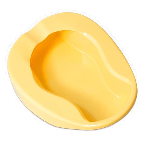 Medpro Durable Conventional Plastic Bed Pan with Contoured Shape for Added Comfort, Made from Heavy-Duty Plastic, Convenient and Easy to Clean, Adult Size