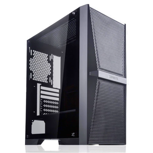 RAIJINTEK SILENOS MS, ATX Tower with Mesh at Front and Tempered Glass (4.0mm) Side Panel, can Install 2pcs 200mm ARGB Fans at Front and 1pcs 120mm ARGB Fan at Rear.