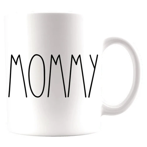 Moon9xx Mommy Mug, Mommy Mug Gifts for Christmas Coffee Cup, Birthday Gift, Mother's Day/Father's Day, Family Coffee Mug For Birthday Present For The Best Mommy Ever Coffee Cup 11oz