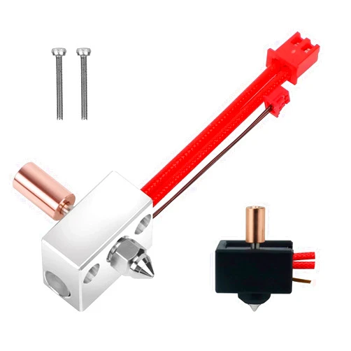 YOOPAI CR Official Sprite Extruder Heater Block Upgrade Kit - 300℃ High Temperature Pro, Bimetal Copper Titanium Heatbreak Plated Copper Nozzle, Compatible with Ender 3 S1,S1 Pro, CR-10 Smart Pro