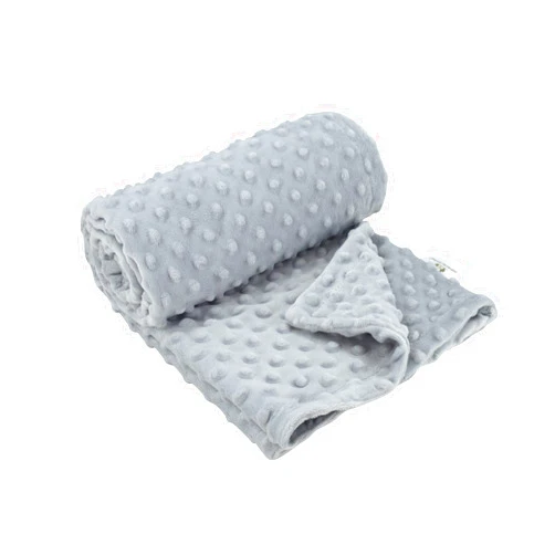 LAT LEE AND TOWN Minky Dot Baby Blanket - Lightweight & Breathable Cotton Receiving Blanket for Newborns, Infants & Toddlers, Machine Washable