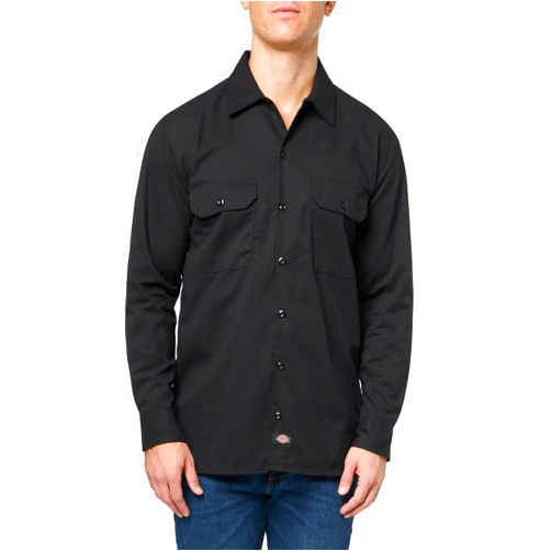 Dickies Men's Flex Relaxed Fit Long Sleeve Work Shirt