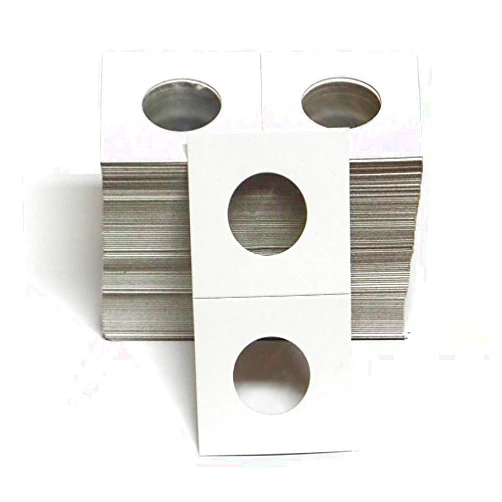 1-100 Pack of 2x2 Quarter Coin Cardboard Holder -