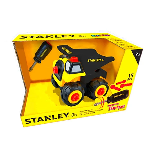 Red Toolbox USA Stanley Jr. Take Apart Classic Toy Dump Truck