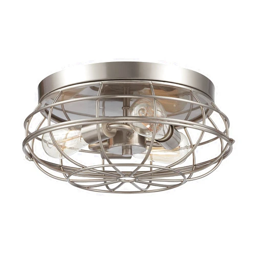 Savoy House Scout Flush Mount in Satin Nickel 6-8074-15-SN