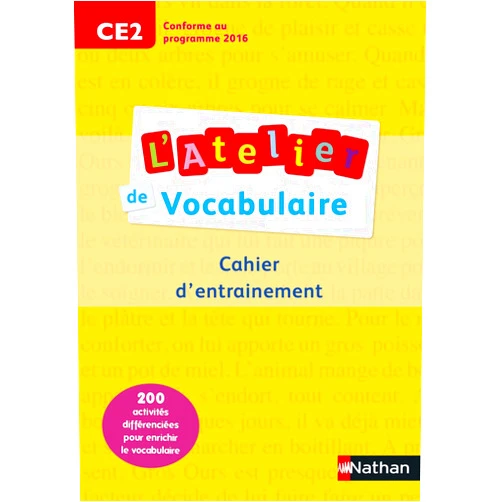 French Edition by Marianne André-Kérébel (Author), La Haye Fanny de (Author), Marie-Christine Pellé (Author) & 0 more L'Atelier de Vocabulaire - cahier exercices - CE2 (French Edition)