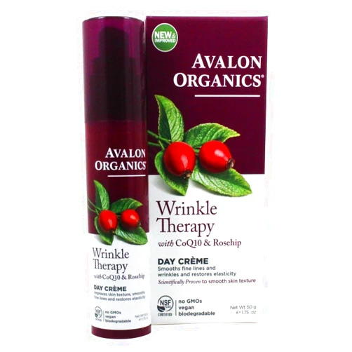 Avalon Organics Wrinkle Therapy Day Crème, Non GMO, 1.75 Ounces (Pack Of 1)