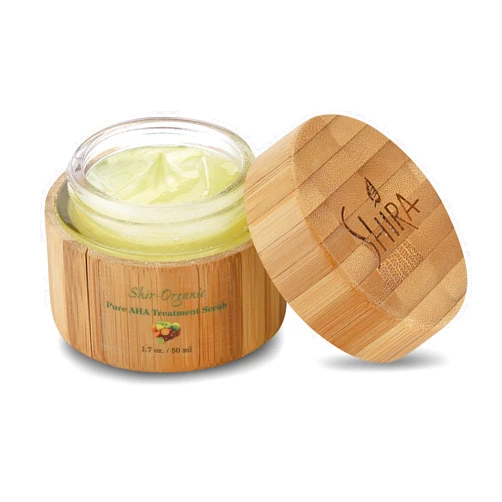 Shira-Organic Pure AHA Treatment Scrub, Natural Scrub For Skin Exfoliation and Rejuvenation, Fit For All Skin Types (50 ML)…