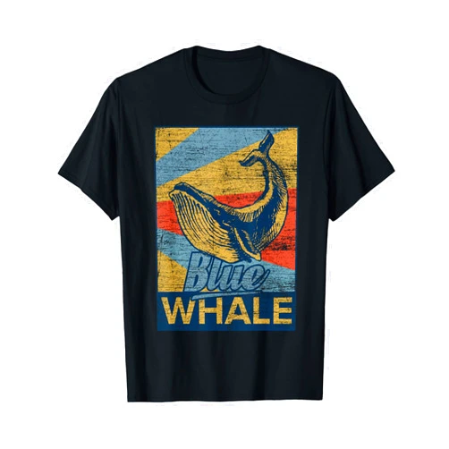 Blue Whale Shirt Blue Whale T-Shirt Animal Sea Zoo Zookeeper Gift Idea T-Shirt