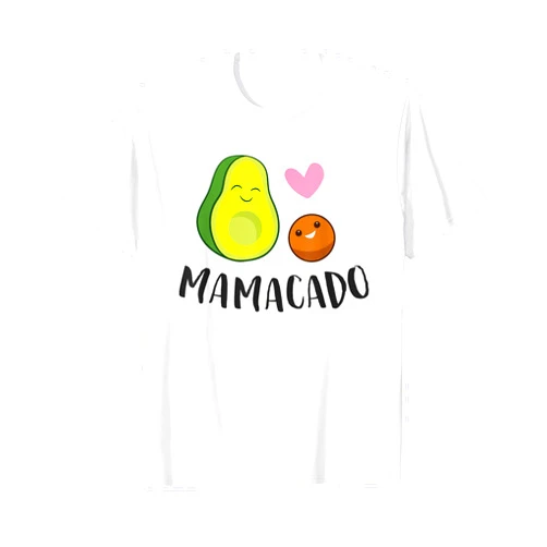 Funny Avocado Gifts Vegans Pregnancy Announcement Avocado Mamacado T-Shirt