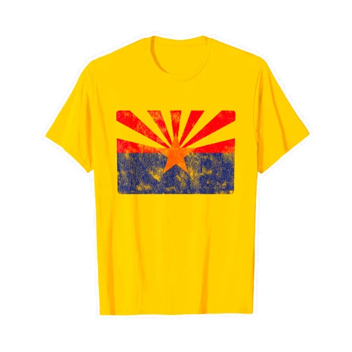 Arizona Flag Apparel by Evuron Retro Arizona Flag of AZ Souvenir for Men Women and Kids T-Shirt