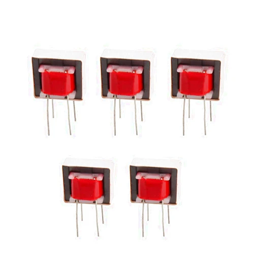 HiLetgo 5pcs EI14/EI-14 Audio Coupling Isolation Transformer Audio Transformer 600:600 1:1