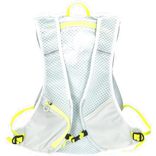 ASICS Unisex BACKPACK RUNNING Bag, OS, GLACIER GREY/SAFETY YELLOW