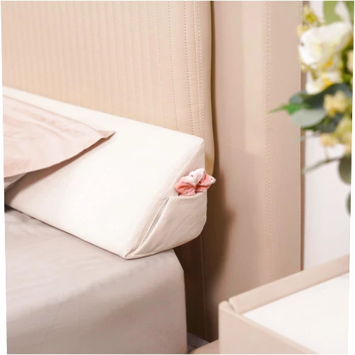 Aurako King Size Bed Wedge Pillow Headboard Pillow Mattress Wedge Bed Gap Filler Triangle Memory Foam Wedges Body Positioners for Sleeping Body Lumbar Backrest Reading Bolster Pillow