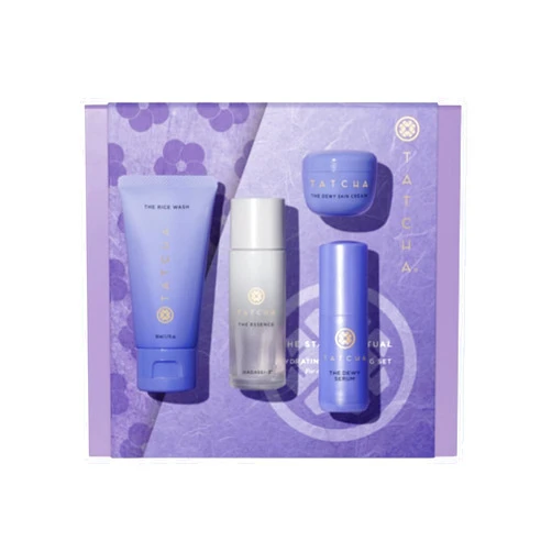 Tatcha The Starter Ritual Set - Ultra Hydrating for Dry Skin | 2 Week Introductory Set | $98 Value