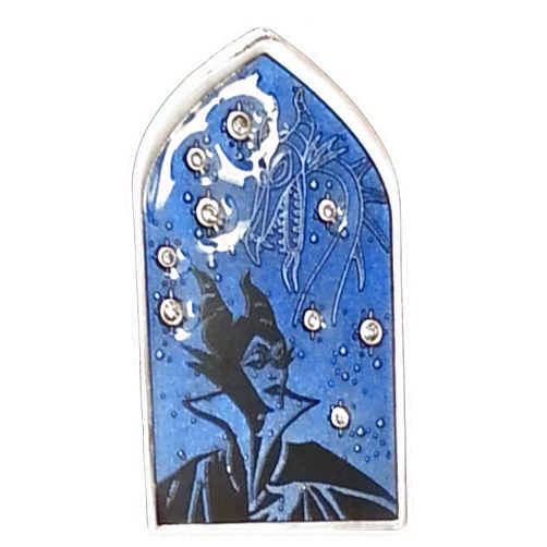 Disney Villain Constellation Jeweled Series - Maleficent & Dragon Pin