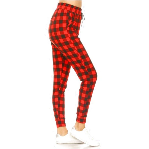 Leggings Depot Women's Relaxed-fit Jogger Track Cuff Sweatpants with Pockets for Yoga, Workout