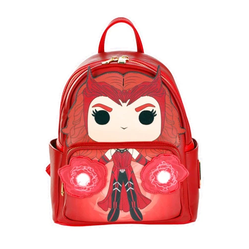 Loungefly Scarlet Witch Loungefly Mini Backpack | Red Multiverse of Madness Fashion Bag