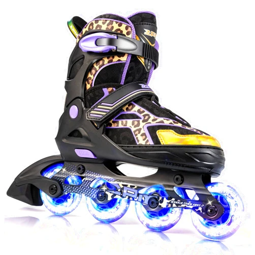2PM SPORTS Torinx Green Boys Adjustable Inline Skates, Fun Beginner Roller Skates for Kids, Youth, Girls, Men and Women