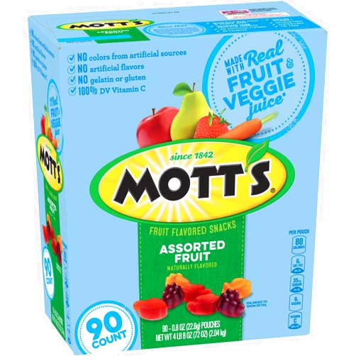 Store - 383 Mott's Medley Assorted Fruit Snacks 0.8 oz., 90 ct. (pack of 4) A1