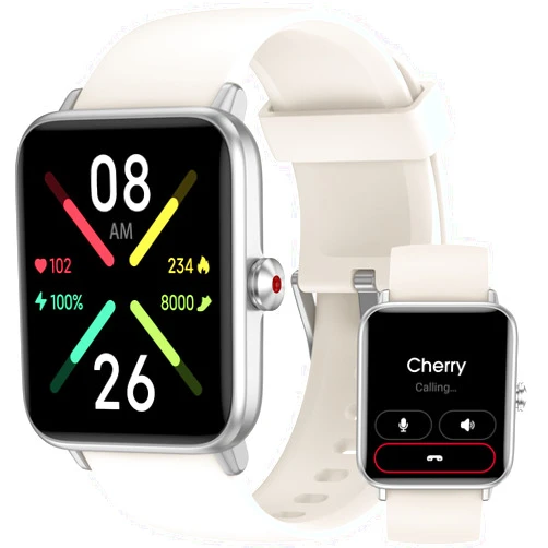 LIVIKEY Smart Watch (Answer/Make Call) for Women Men, Fitness Tracker with Heart Rate, Blood Oxygen, Sleep Tracker, IP68 Waterproof Fitness Watch Step Calorie Counter Pedometer Compatible iPhone & Android