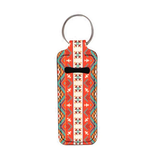 Gearider Portable Lipstick and Women Lip Balm Holder Keychain for Travel - Clip-on Sleeve with Metal Ring