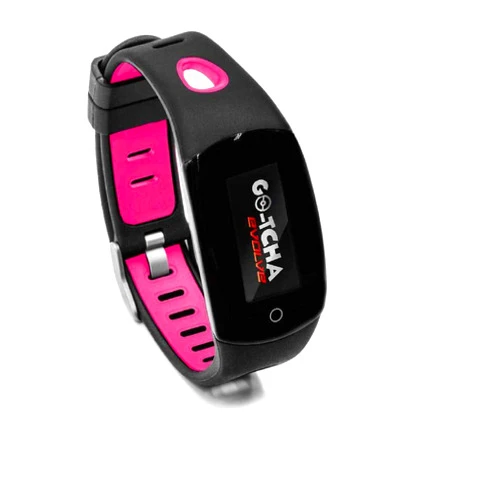 TOTALCONSOLE Total Console Pokemon: Pokemon Go GO-TCHA Evolve LED-Touch Wristband Accessory - Auto Catch and Auto Spin - Black/Pink (Mobile)